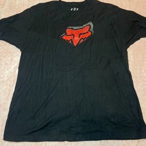 Fox Black and Red Men's Short Sleeve Tee